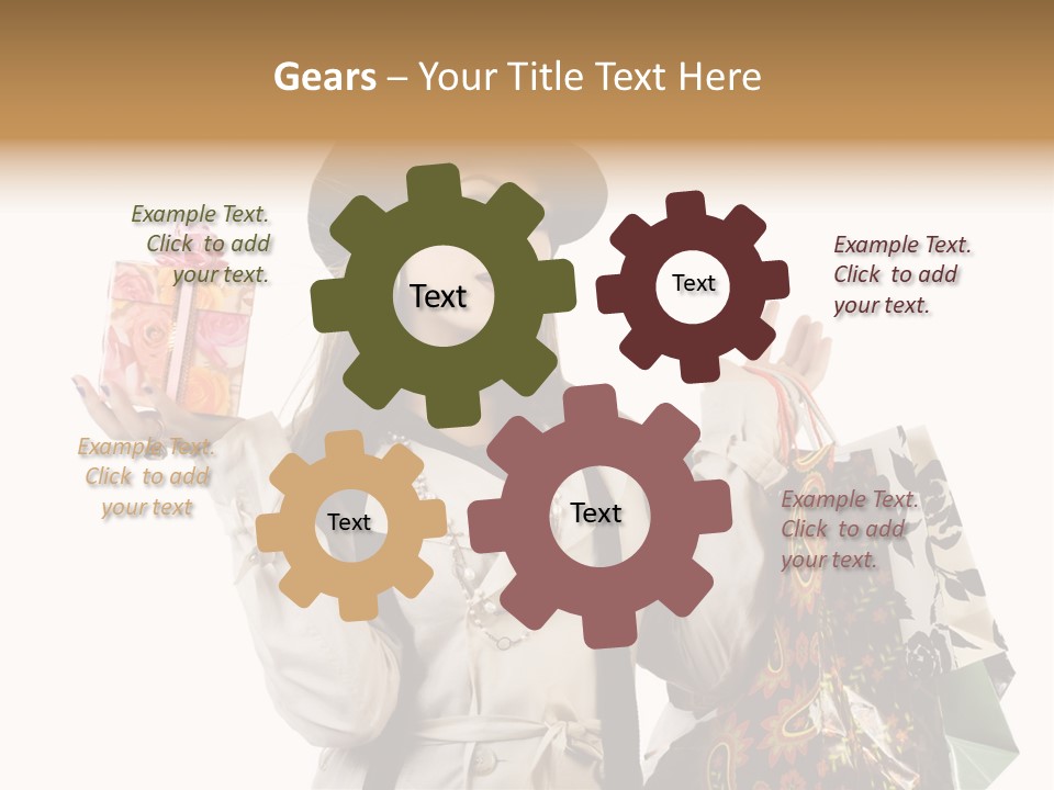 Lifestyle Girl Pretty PowerPoint Template