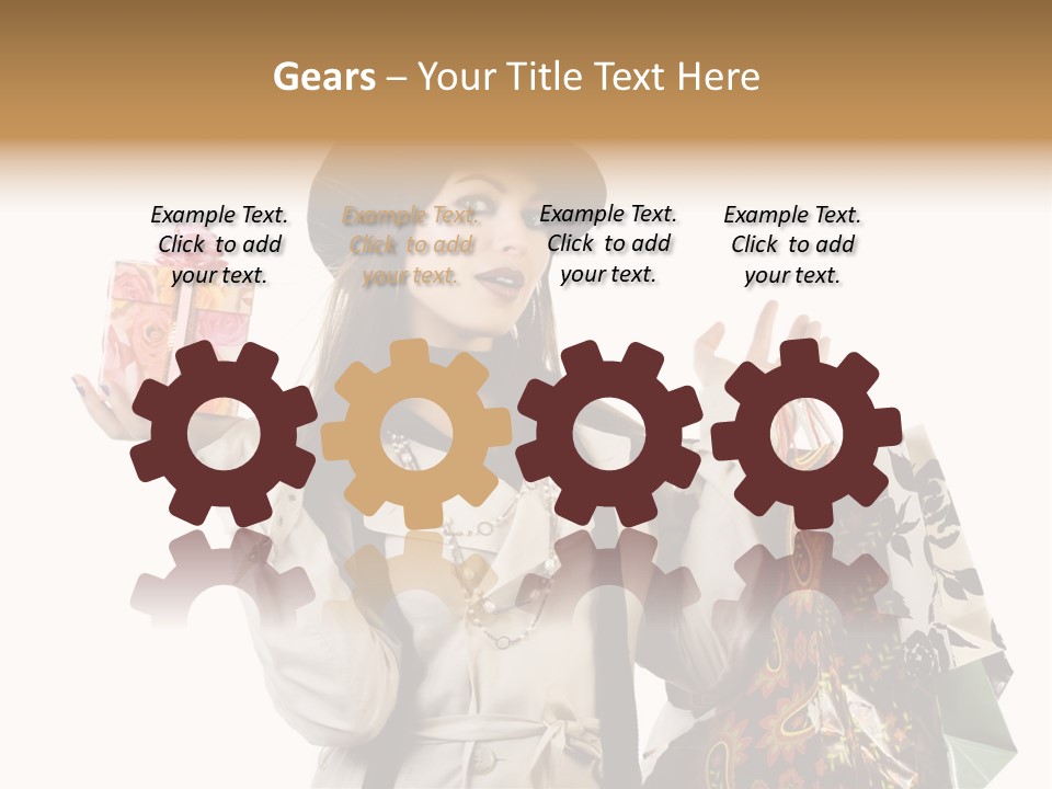 Lifestyle Girl Pretty PowerPoint Template