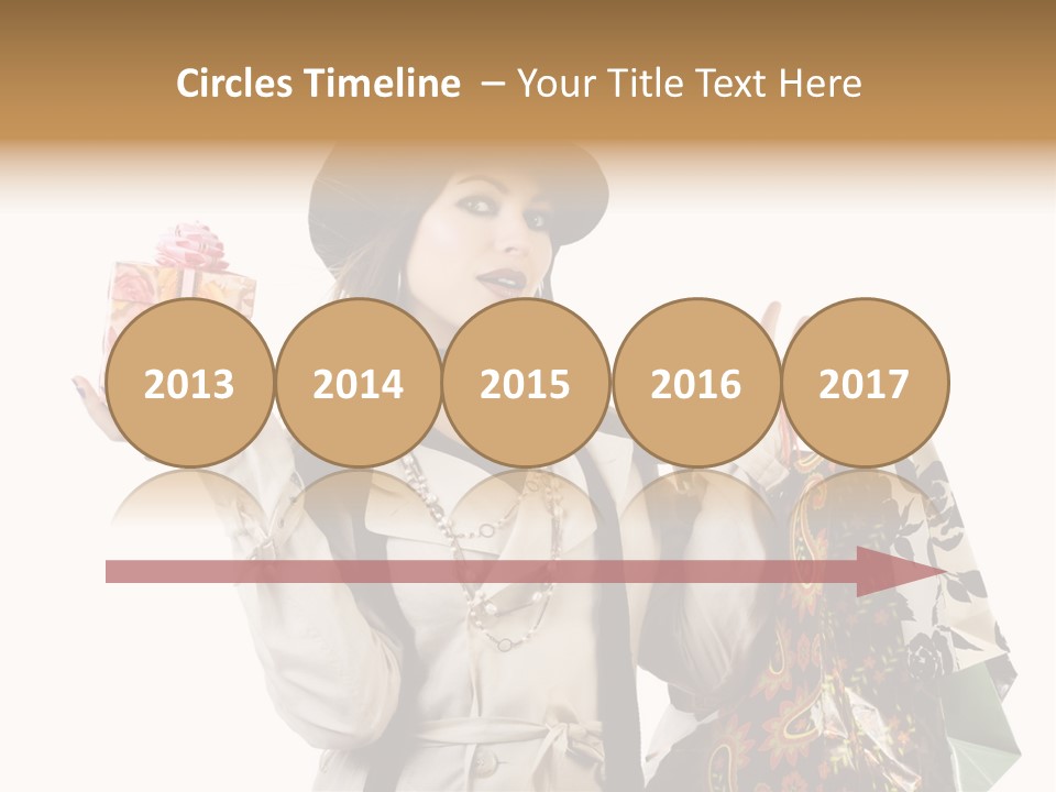 Lifestyle Girl Pretty PowerPoint Template