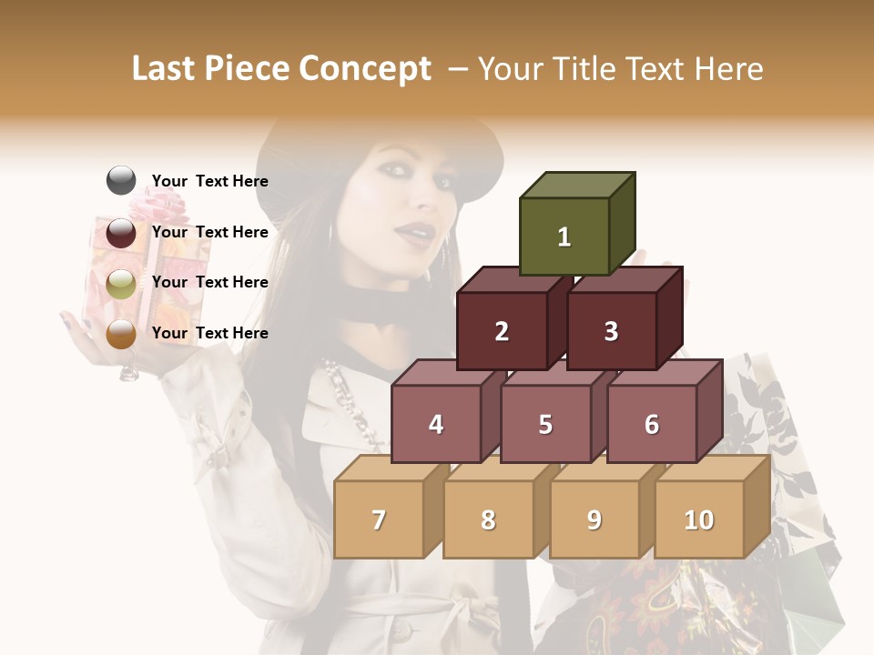 Lifestyle Girl Pretty PowerPoint Template