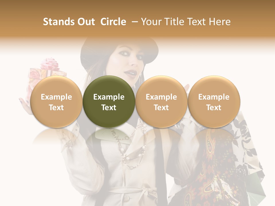 Lifestyle Girl Pretty PowerPoint Template