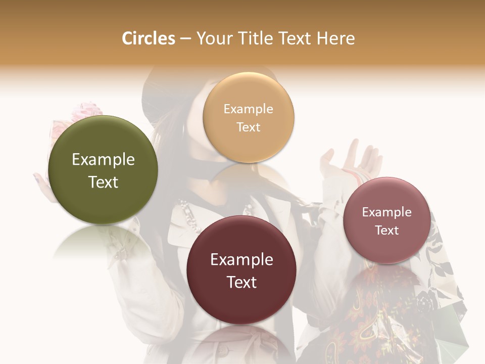 Lifestyle Girl Pretty PowerPoint Template