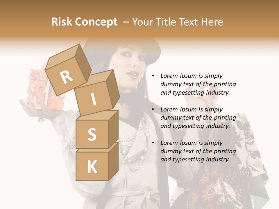 Lifestyle Girl Pretty PowerPoint Template