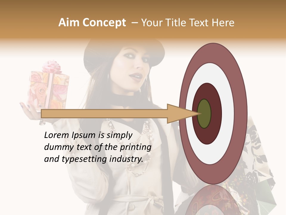 Lifestyle Girl Pretty PowerPoint Template
