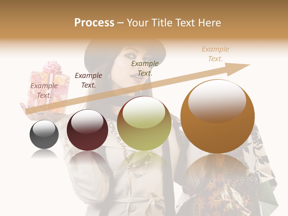 Lifestyle Girl Pretty PowerPoint Template
