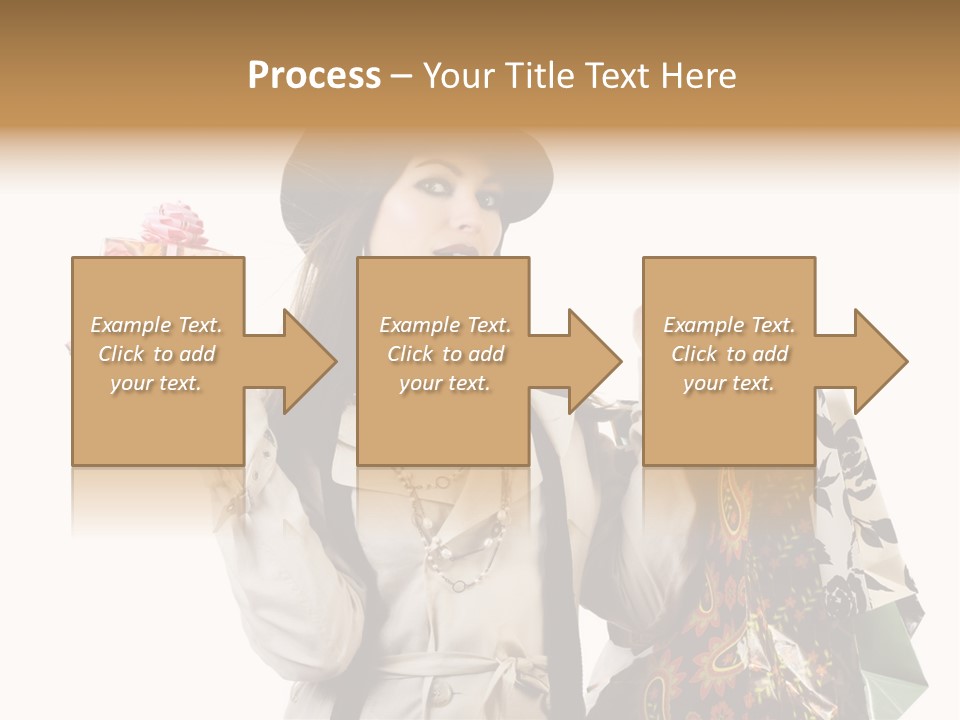 Lifestyle Girl Pretty PowerPoint Template