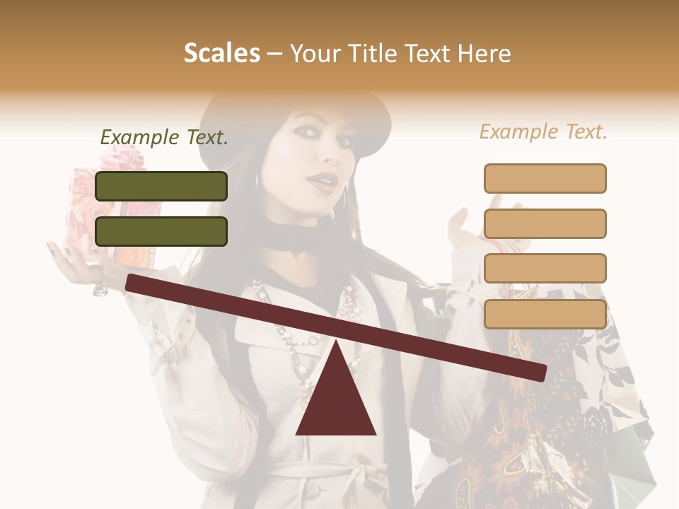 Lifestyle Girl Pretty PowerPoint Template