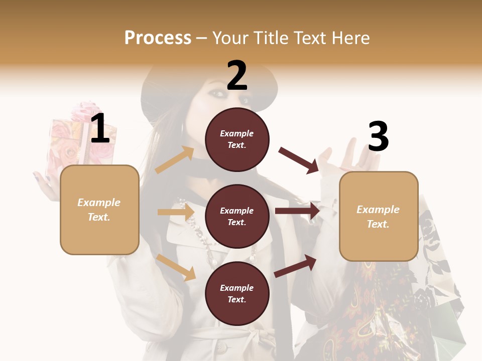 Lifestyle Girl Pretty PowerPoint Template