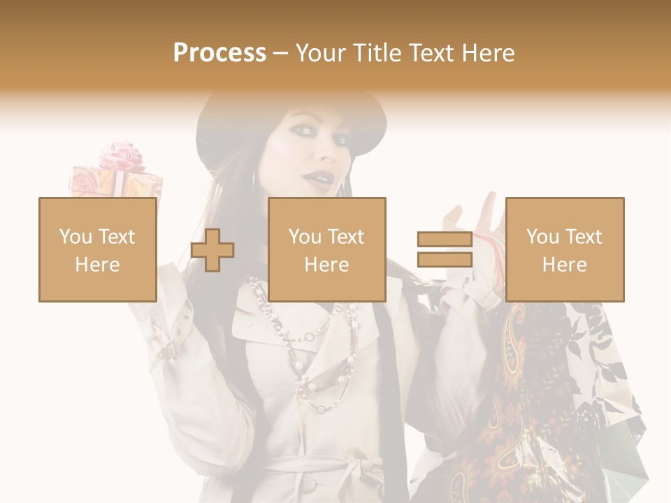 Lifestyle Girl Pretty PowerPoint Template