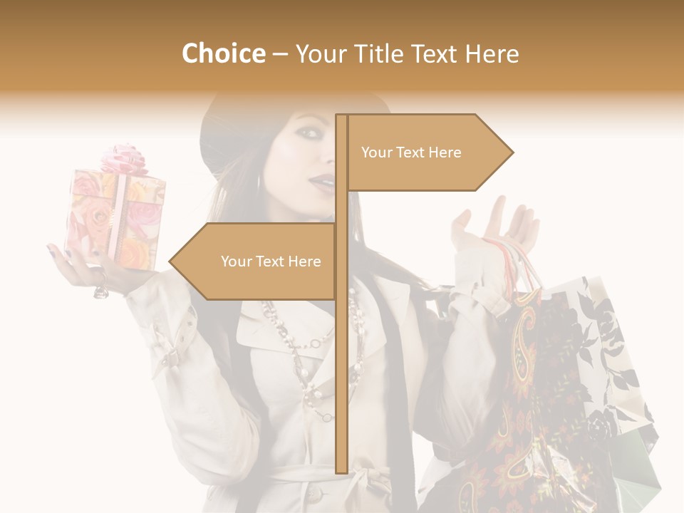 Lifestyle Girl Pretty PowerPoint Template