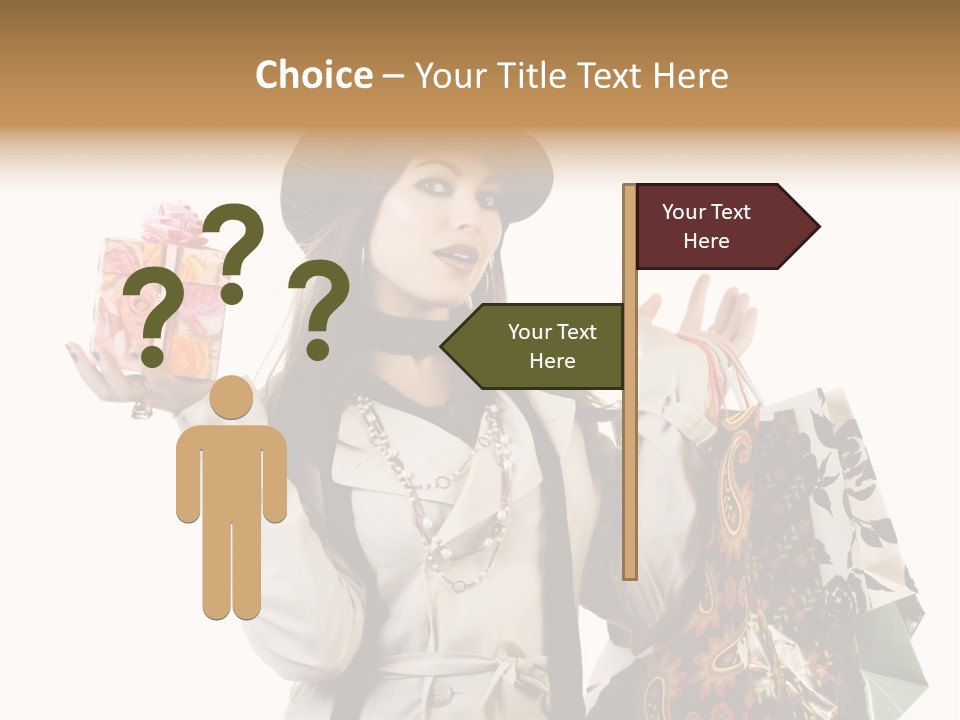 Lifestyle Girl Pretty PowerPoint Template