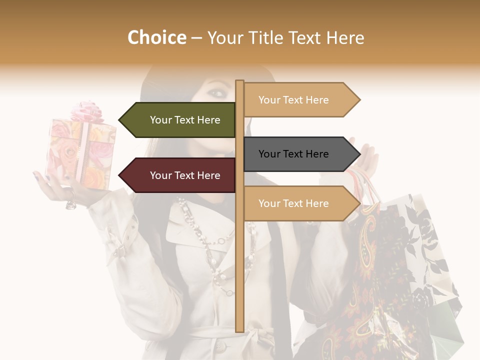 Lifestyle Girl Pretty PowerPoint Template