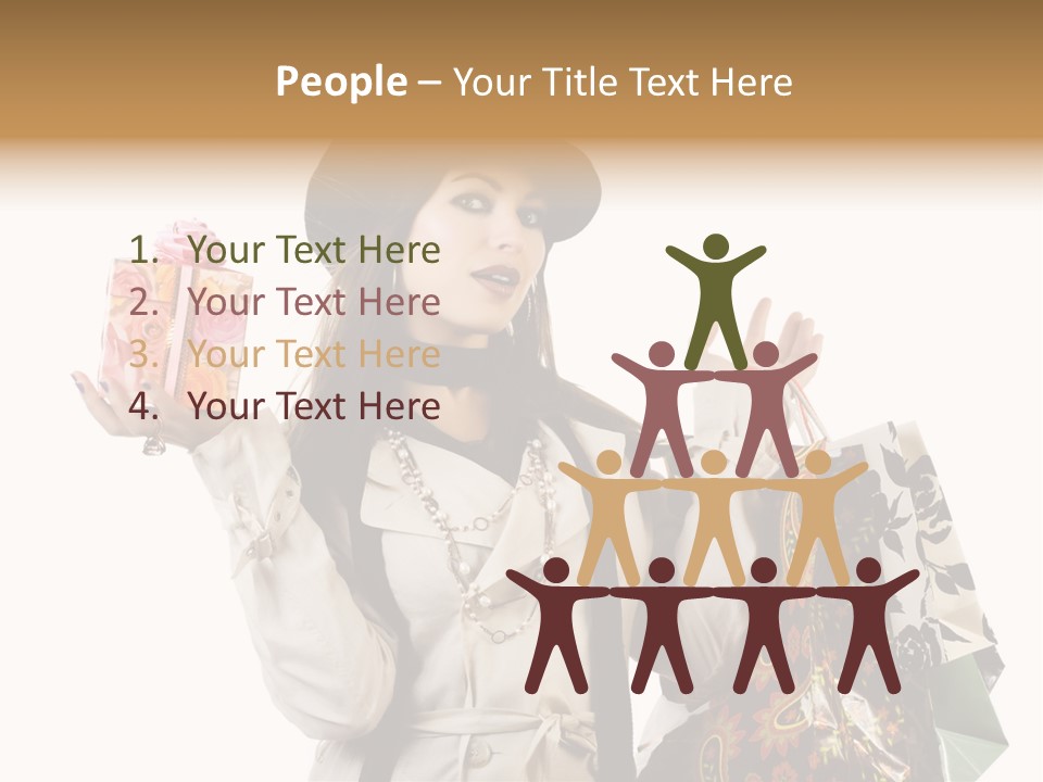 Lifestyle Girl Pretty PowerPoint Template