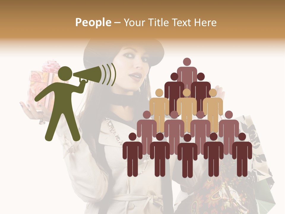 Lifestyle Girl Pretty PowerPoint Template