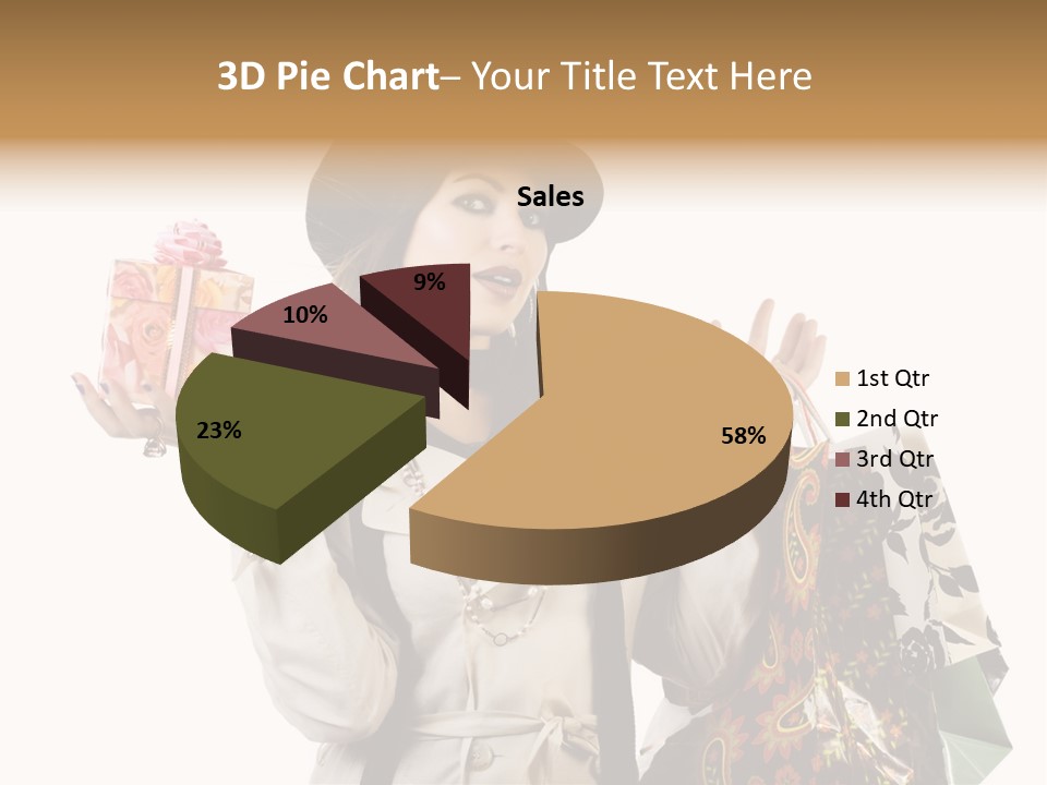 Lifestyle Girl Pretty PowerPoint Template