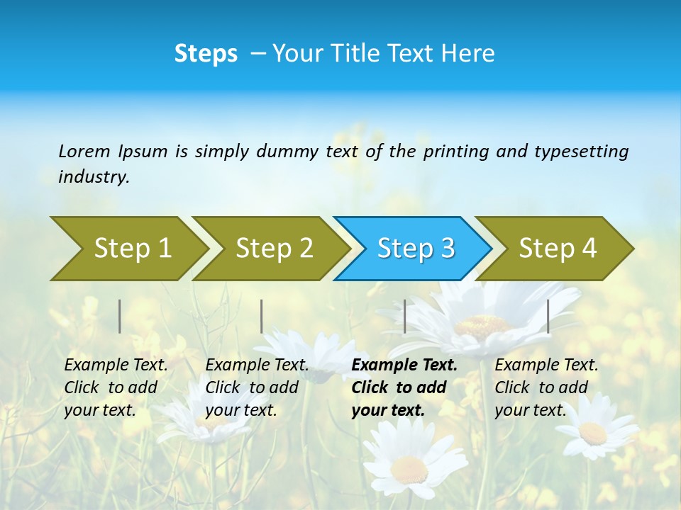 Land Cloud Horizon PowerPoint Template