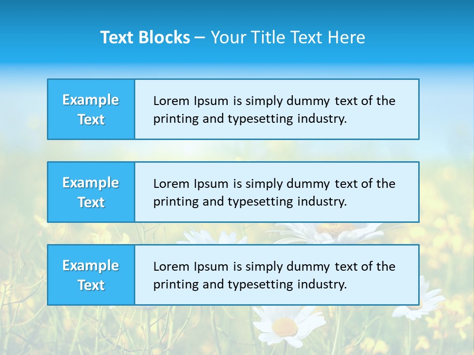Land Cloud Horizon PowerPoint Template