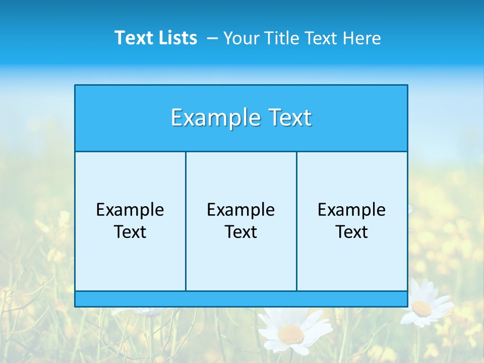 Land Cloud Horizon PowerPoint Template