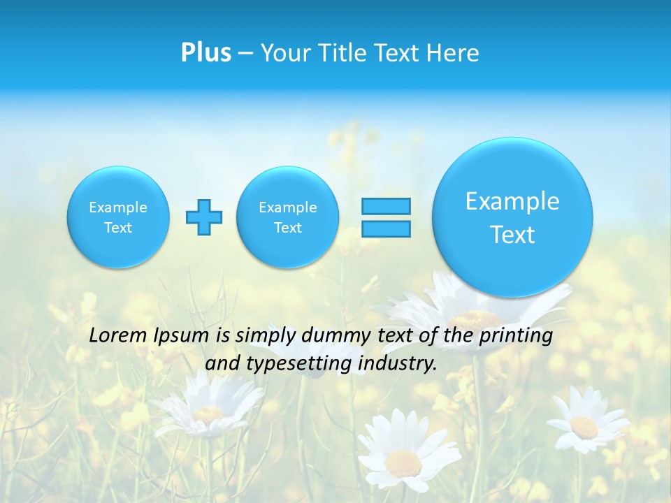 Land Cloud Horizon PowerPoint Template