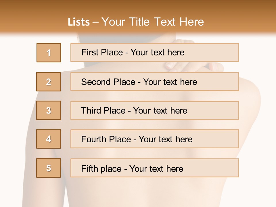 View Strength Figure PowerPoint Template
