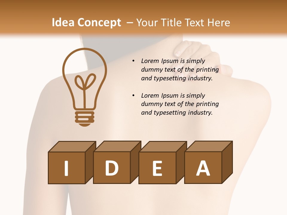 View Strength Figure PowerPoint Template