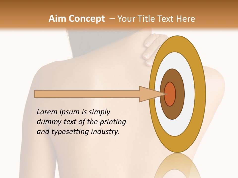 View Strength Figure PowerPoint Template