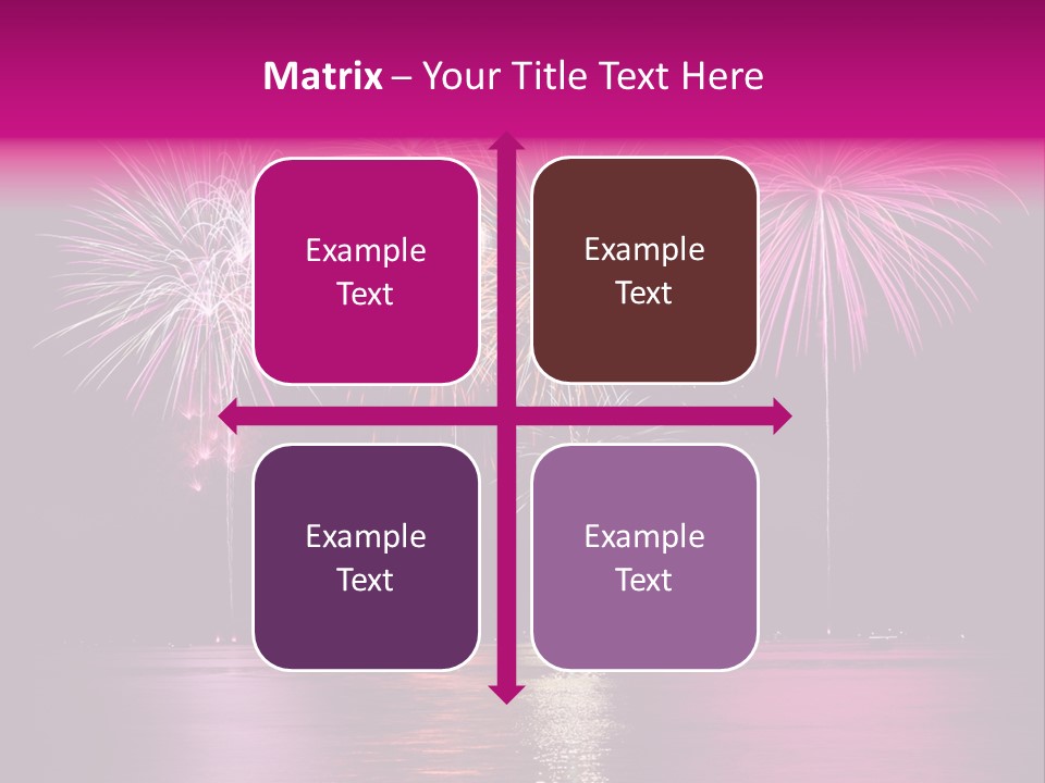 Independence Rockets Reflections PowerPoint Template