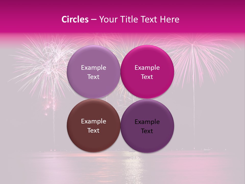 Independence Rockets Reflections PowerPoint Template