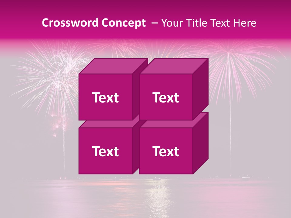 Independence Rockets Reflections PowerPoint Template