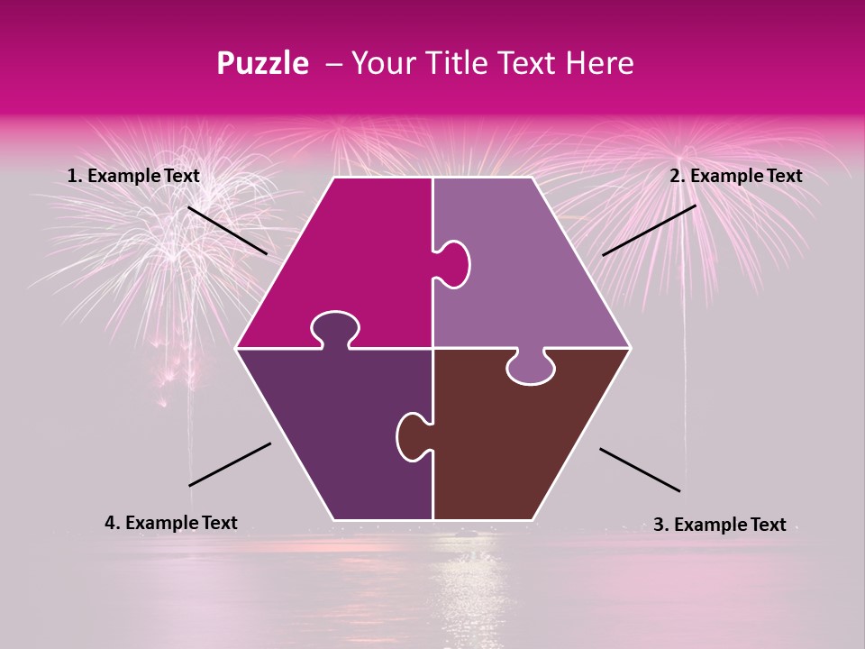 Independence Rockets Reflections PowerPoint Template