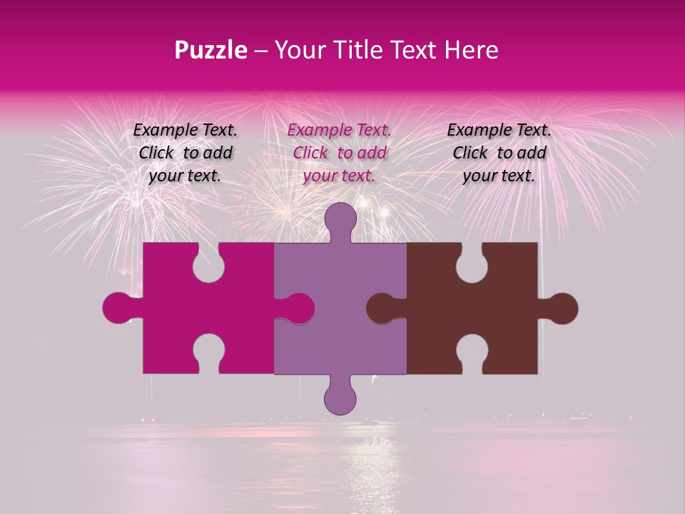 Independence Rockets Reflections PowerPoint Template