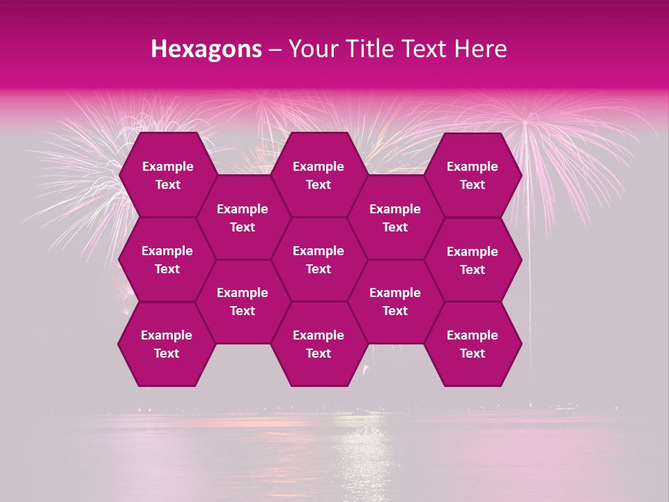 Independence Rockets Reflections PowerPoint Template