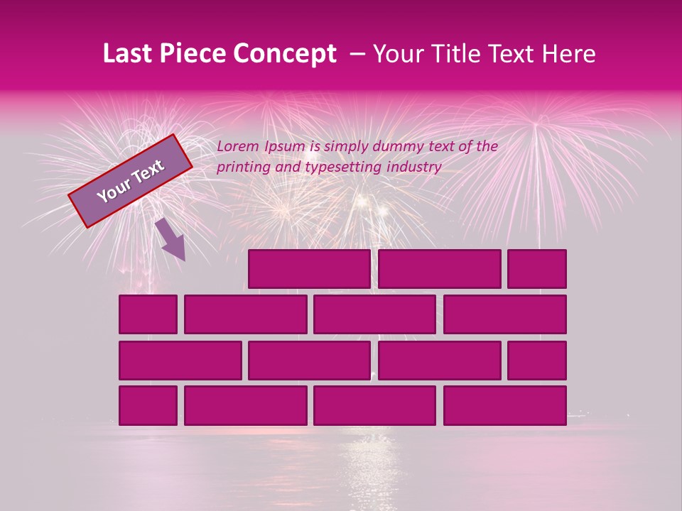 Independence Rockets Reflections PowerPoint Template