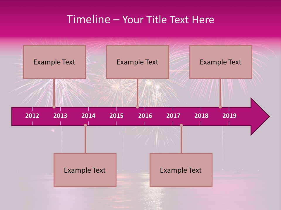 Independence Rockets Reflections PowerPoint Template