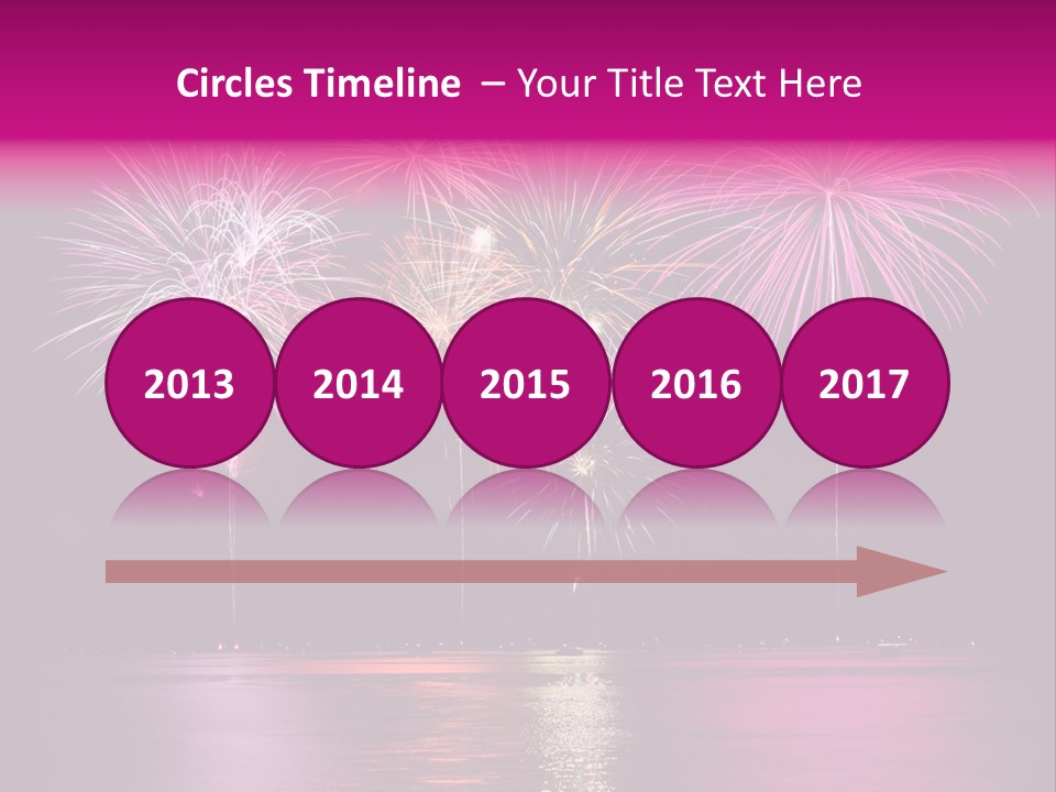 Independence Rockets Reflections PowerPoint Template