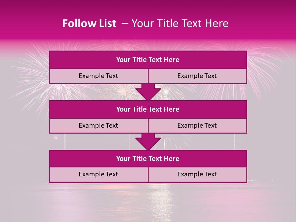 Independence Rockets Reflections PowerPoint Template