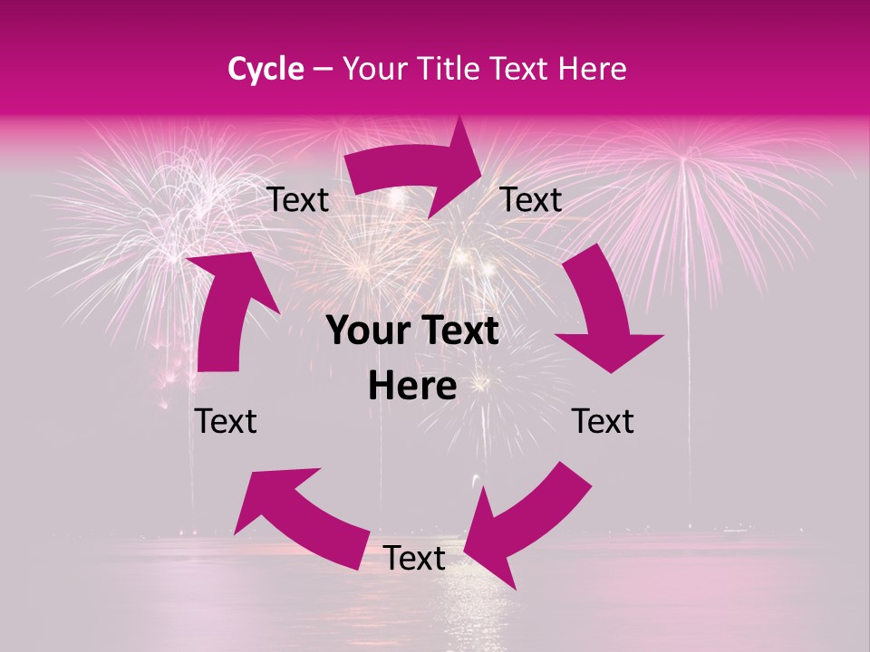 Independence Rockets Reflections PowerPoint Template