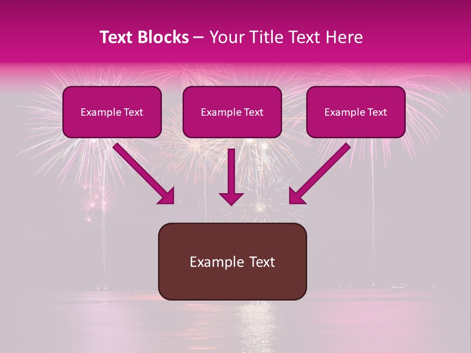 Independence Rockets Reflections PowerPoint Template