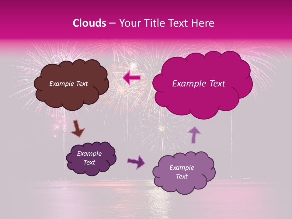 Independence Rockets Reflections PowerPoint Template