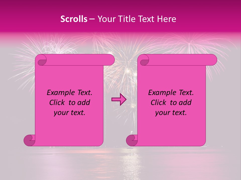 Independence Rockets Reflections PowerPoint Template