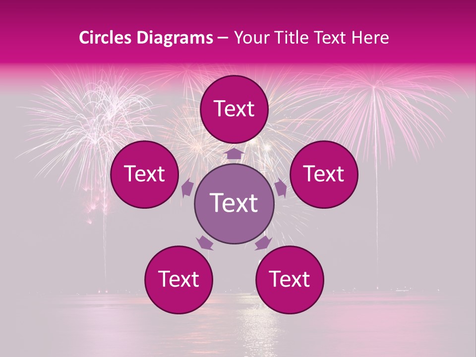 Independence Rockets Reflections PowerPoint Template