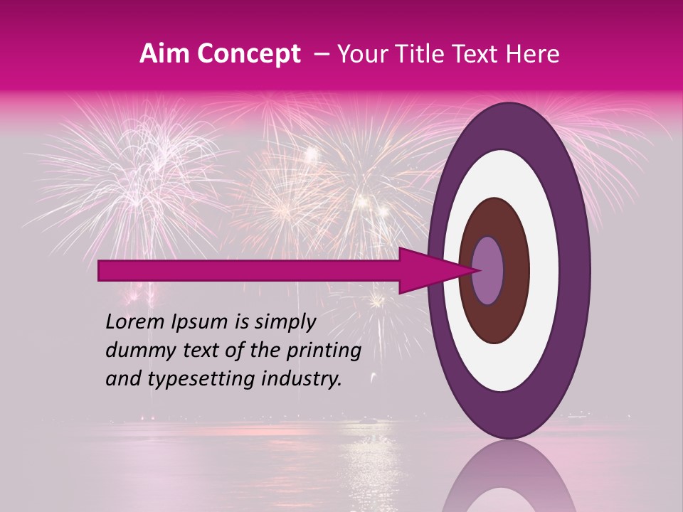 Independence Rockets Reflections PowerPoint Template