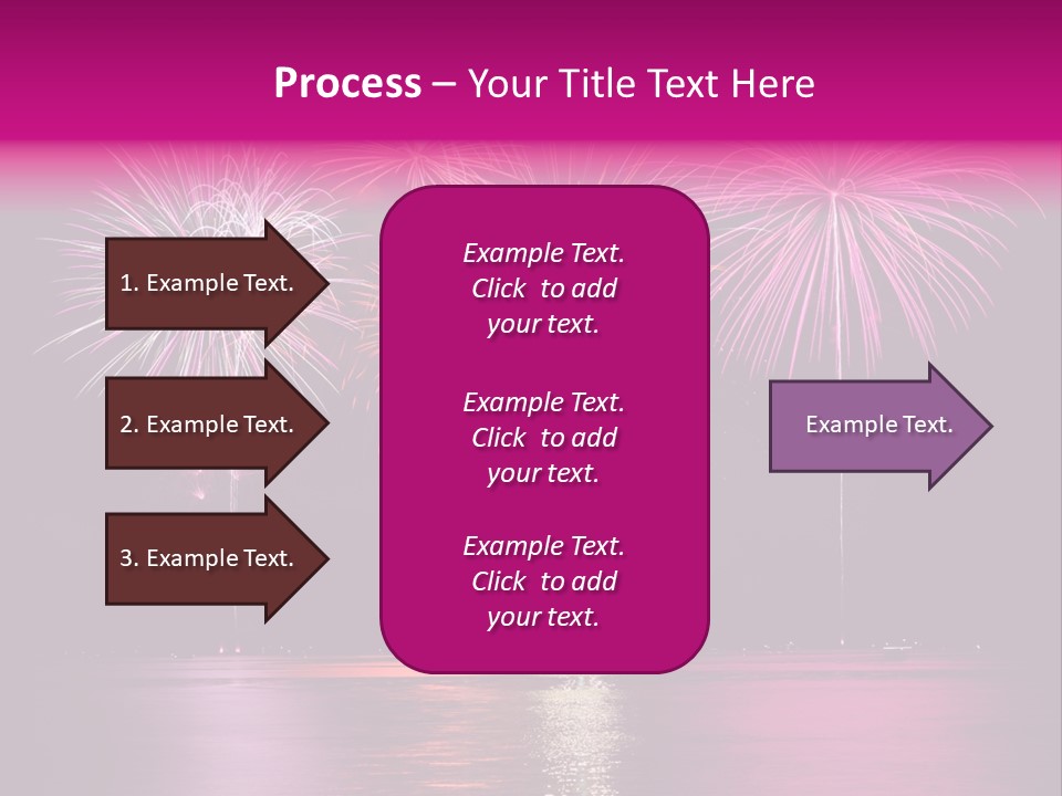 Independence Rockets Reflections PowerPoint Template