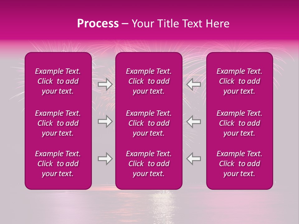 Independence Rockets Reflections PowerPoint Template