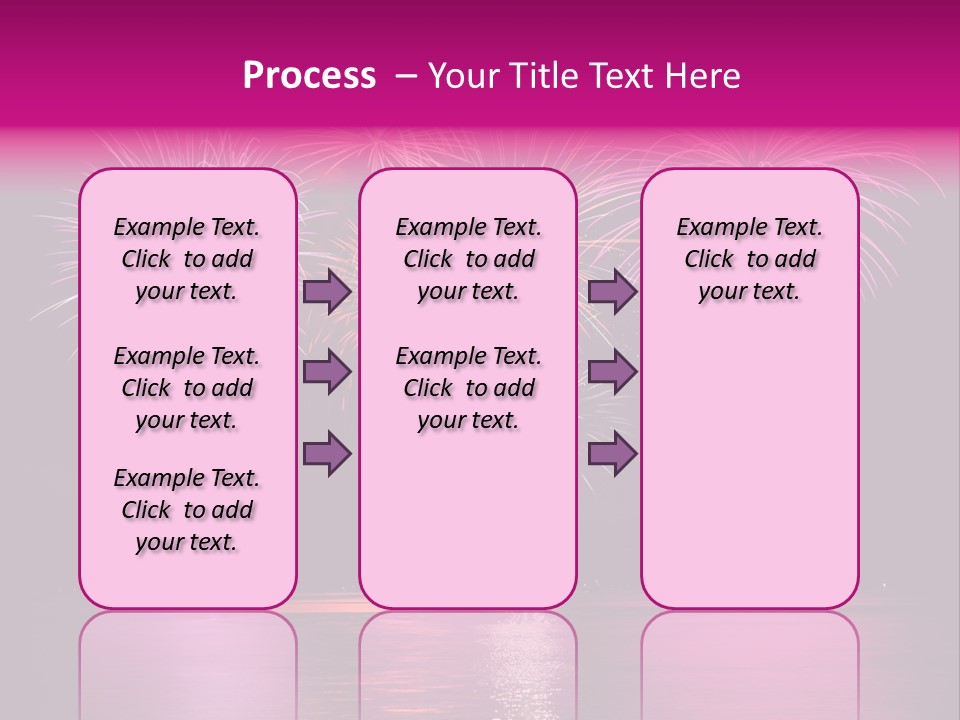Independence Rockets Reflections PowerPoint Template