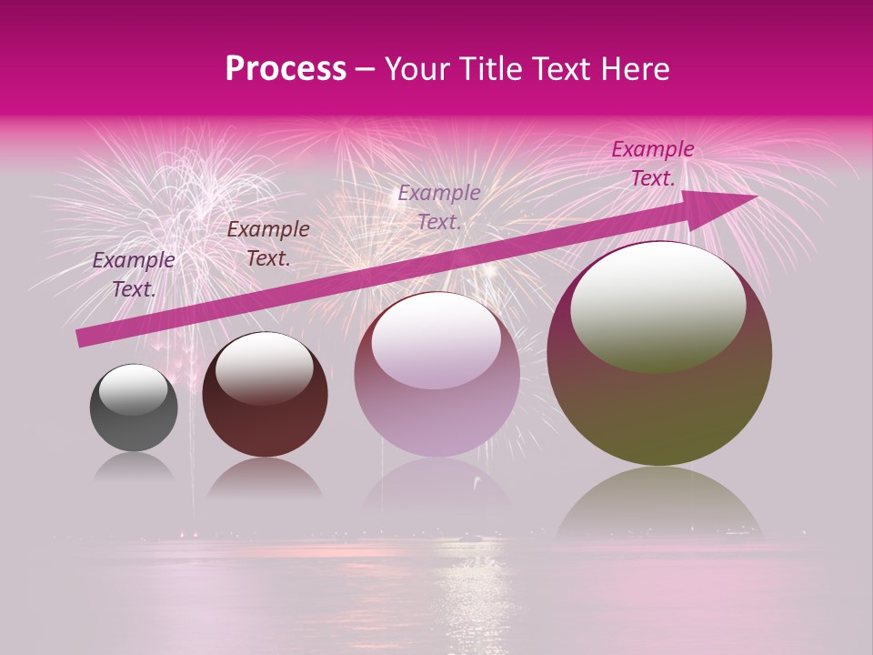 Independence Rockets Reflections PowerPoint Template