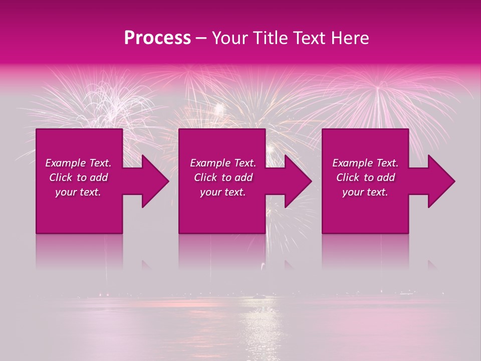 Independence Rockets Reflections PowerPoint Template