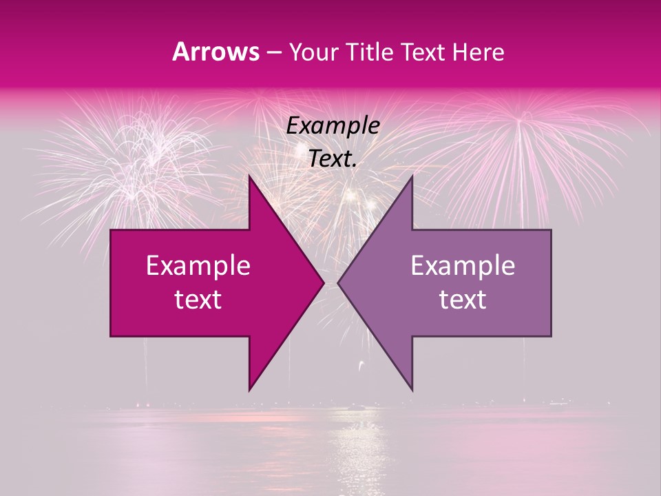 Independence Rockets Reflections PowerPoint Template