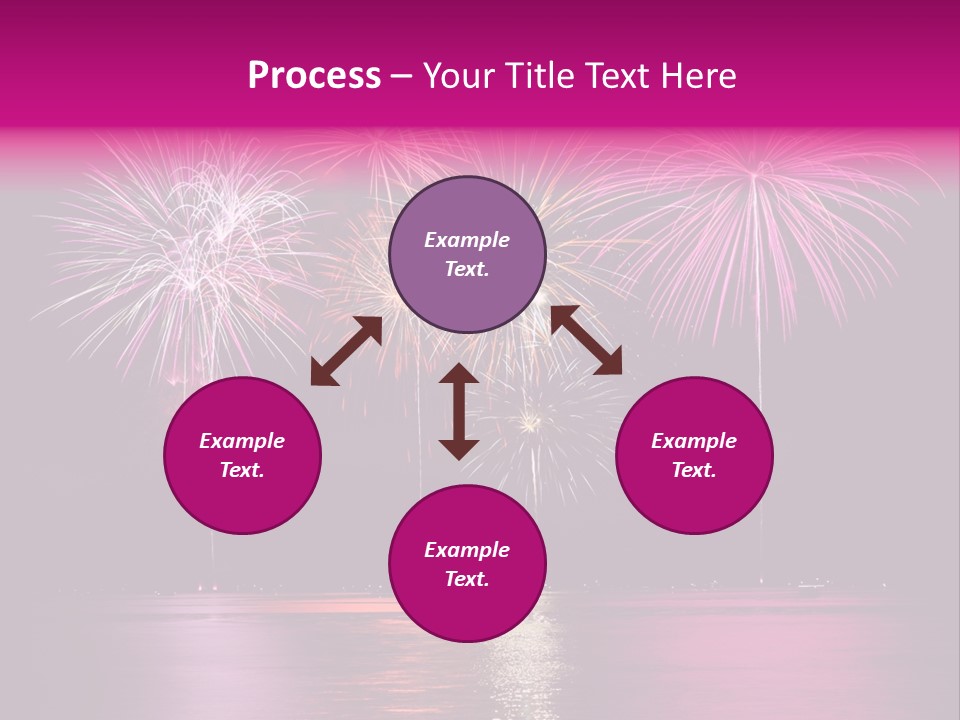 Independence Rockets Reflections PowerPoint Template