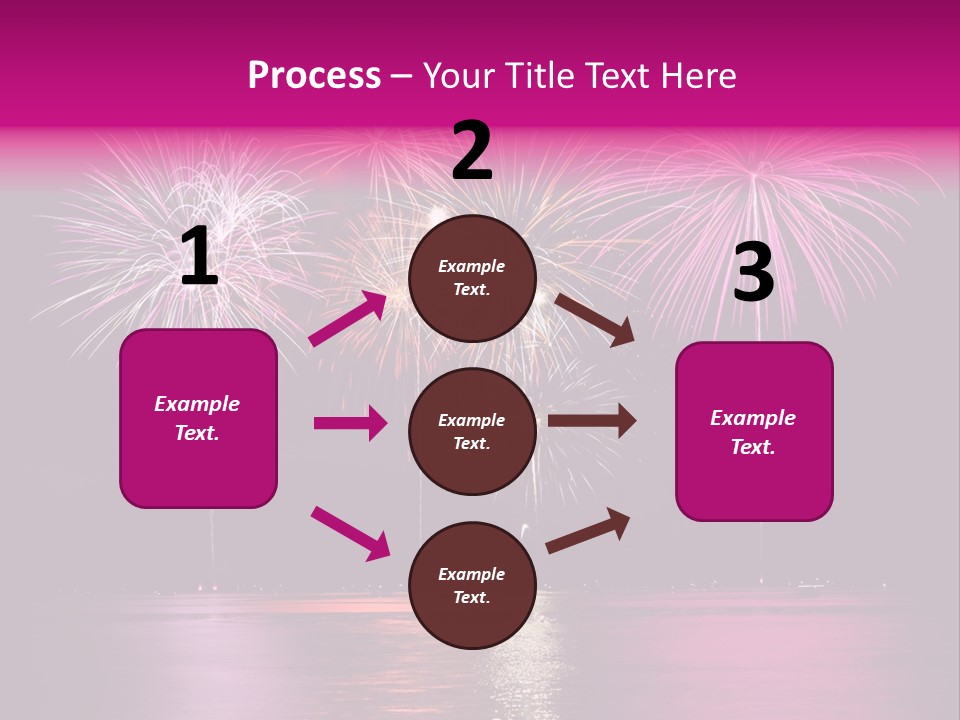 Independence Rockets Reflections PowerPoint Template